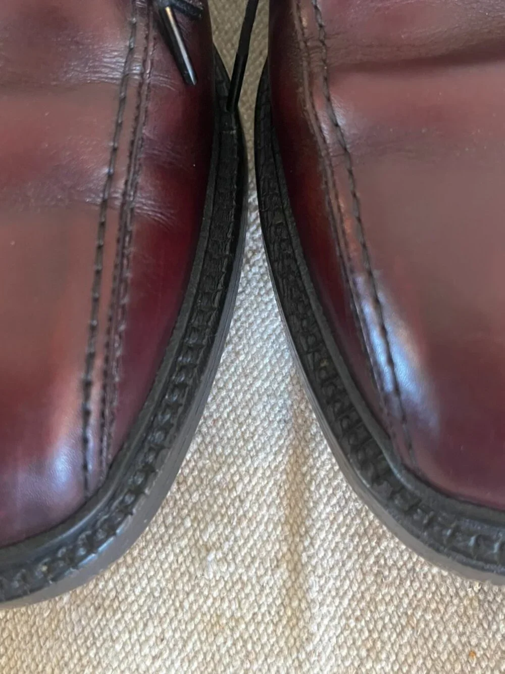 Allen Edmonds Men's Brown Hillcrest Leather Dress Office Shoes Sz 9.5
